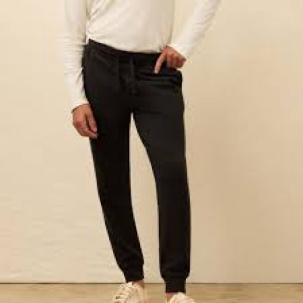 Faherty Twill Men's Black Joggers